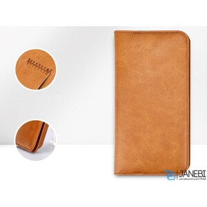 پاوربانک شارژر وایرلس و کیف چرمی ظرفیت ۶۰۰۰ Zhuse ZS-PB-025 6000mAh