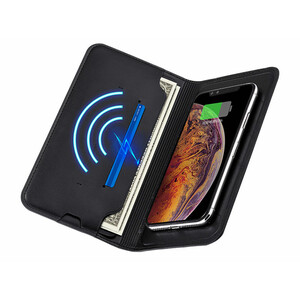 پاور بانک و کیف چرمی Zhuse Black Hole Series ZS-WB-001 8000mAh Power Bank And Leather Bag
