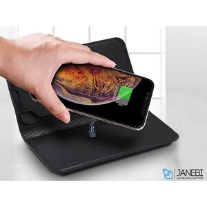 پاور بانک و کیف چرمی Zhuse Black Hole Series ZS-WB-001 8000mAh Power Bank And Leather Bag