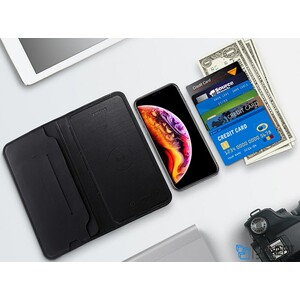 پاور بانک و کیف چرمی Zhuse Black Hole Series ZS-WB-001 8000mAh Power Bank And Leather Bag