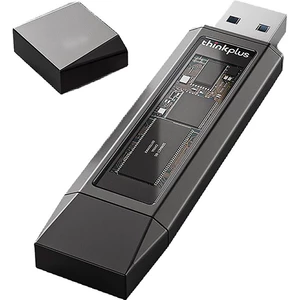 فلش مموری 256 گیگابایت تایپ سی و USB لنوو Lenovo Thinkplus TU203-10G