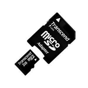 خرید عمده رم میکرو اس‌دی 2 گیگابایت Transcend Class 4