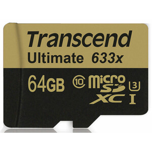 رم میکرو اس‌دی 64 گیگابایت Transcend 64GB microSD Ultimate 633X Class 10