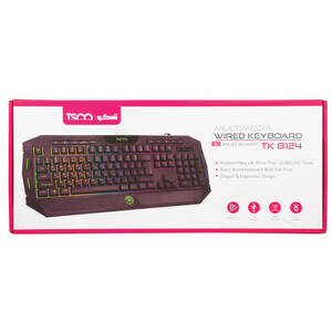 کیفیت کیبورد گیمینگ سیمی تسکو TSCO TK 8124 Keyboard