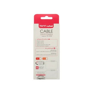 کابل میکرو یواس بی تسکو  TSCO TC A153 microUSB Cable 1m