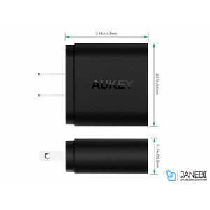 شارژر دیواری آکی Aukey PA-T12 Wall Charger