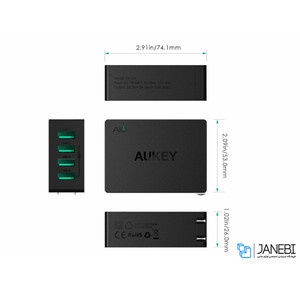 شارژر دیواری آکی Aukey PA-U36 Wall Charger