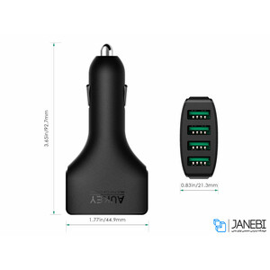 خرید شارژر فندکی فست شارژ ماشین آکی