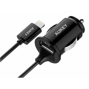 شارژر فندکی فست شارژ ماشین با لایتنینگ آکی CC-C5