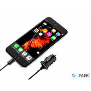 قیمت شارژر فندکی فست شارژ ماشین با لایتنینگ آکی