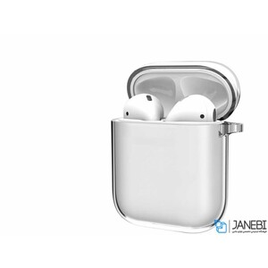 کاور محافظ شفاف ایرپاد Stoptime Protcetive Case Transparent Airpods