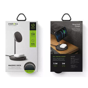 کیفیت پایه شارژ بی سیم سریع انرژیا Energea MagDisc Dock Fast Wireless Charging Stand