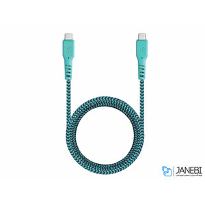 کابل شارژ و انتقال داده تایپ سی انرژیا Energea Fibratough Cable Type-C to Type-C Fast Charge 1.5M