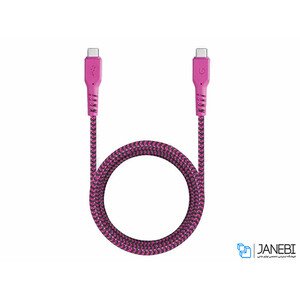 کابل انتقال داده تایپ سی انرژیا Energea Fibratough Cable Type-C to Type-C Fast Charge 1.5M