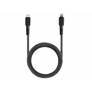 کابل شارژ و انتقال داده تایپ سی به لایتنینگ انرژیا Energea Fibratough Cable Type-C to Lightning 1.5M