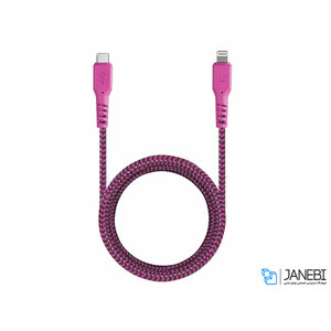 کابل تبدیل تایپ سی به لایتنینگ انرژیا Energea Fibratough Cable Type-C to Lightning 1.5M