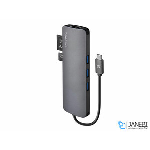 هاب شارژر تایپ سی انرژیا Energea AluHub C4K USB-C