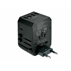 شارژر دیواری چندشاخه انرژیا Energea TravelWorld Adapter USB Charger