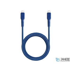 کابل شارژ سریع و انتقال داده تایپ سی انرژیا Energea Fibratough Cable Type-C to Type-C PD Fast Charge 1M