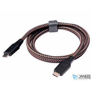 کابل شارژ سریع و انتقال داده تایپ-سی به تایپ-سی انرژیا Energea Nylotough Cable USB-C 1M