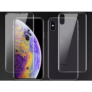 خرید محافظ صفحه نمایش جلو و پشت گوشی بوف buff Hydrogel front and back screen protector for iPhone XS Max