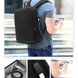 کوله لپ‌تاپ پوسو 10008 با درگاه USB مناسب لپ‌تاپ‌های 15.6 اینچ Poso Laptop backpack