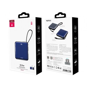 پاوربانک 10000 توتو Totu Lightning series - Dual fast charge cable power bank CPBL-05