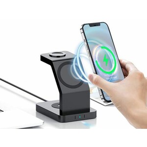 شارژر گوشی و ساعت هوشمند و ایرپاد توتو Totu 3in1 Magnetic Wireless Charging Station