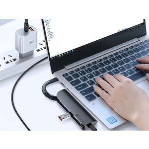 هاب 5 پورت تایپ سی توتو Totu FGCR-005 5IN1 Speedy Hub