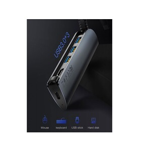 هاب 5 پورت تایپ سی توتو Totu FGCR-005 5IN1 Speedy Hub