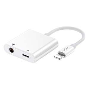 مبدل لایتنینگ به لایتنینگ و صدا توتو Totu EAUC-25 Glory IP to 3.5/ip Audio Charging Adapter
