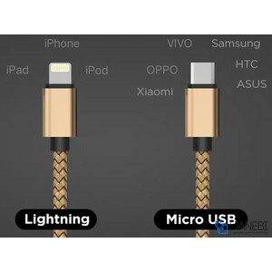 کابل دو سر جووی Joway LI96 2in2 Data Cable 1m