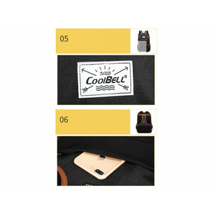 COOLBELL 7006 For 17.3 Inch Laptop Bag Outdoor Travel Large Capacity Casual Computer Backpacks