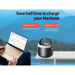 پاوربانک و جامپ استارتر قدرتمند قابل حمل یوبائو Yoobao Multi Functions Portable Power Station 48000mAH