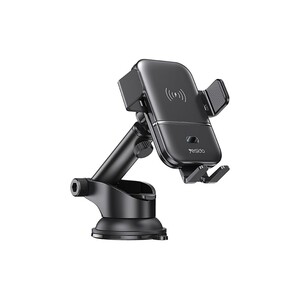 پایه نگهدارنده و شارژر وایرلس یسیدو Yesido C121 Car 15W Fast Qi 2 In 1 Wireless Charger Holder