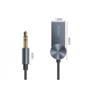 گیرنده بلوتوثی یسیدو Yesido YAU24 AUX USB Bluetooth V5.0 Car Audio Receiver Adapter