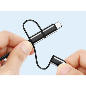 کابل 3سر لایتنینگ،تایپسی،میکرو  به Hdmi یسیدو 4k مدل Yesido HM05 3IN1 HDMI CABLE HM05