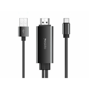 کابل تایپ سی به اچ دی ام آی یسیدو Yesido HM03 Type-C To Hdmi Adapter 1.8m