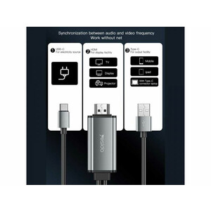 کابل Type-Cبه Hdmi یسیدو 4k