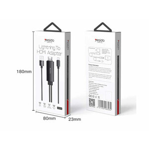 کابل لایتنینگ به Hdmi یسیدو 4k مدل