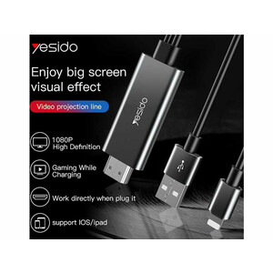 کابل لایتنینگ به Hdmi یسیدو 4k مدل