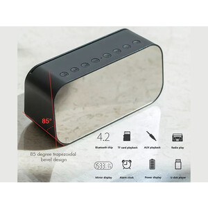 فروش اسپیکر بلوتوث و ساعت زنگ دار Havit Bluetooth Speaker & Alarm Clock MX701