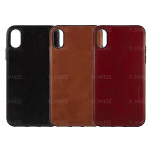 قاب طرح چرم آیفون Huanmin Leather Case Apple iPhone X/XS