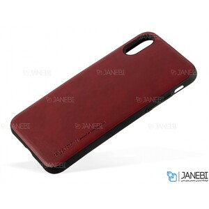 قاب طرح چرم آیفون Huanmin Leather Case Apple iPhone X/XS