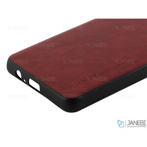 قاب طرح چرم سامسونگ Huanmin Leather Case Samsung Galaxy A8 Plus 2018