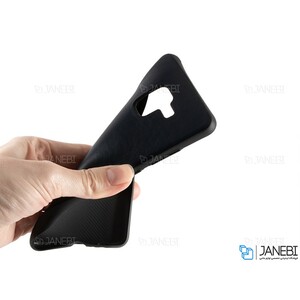 قاب طرح چرم سامسونگ Huanmin Leather Case Samsung Galaxy A8 2018