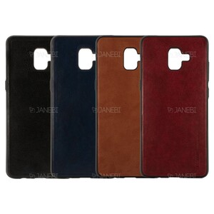 قاب طرح چرم سامسونگ Huanmin Leather Case Samsung Galaxy J6 Plus