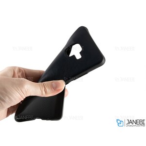قاب طرح چرم سامسونگ Huanmin Leather Case Samsung Galaxy J6 Plus