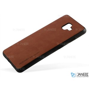 قاب طرح چرم سامسونگ Huanmin Leather Case Samsung Galaxy J6 Plus