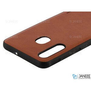 قاب طرح چرم سامسونگ Huanmin Leather Case Samsung Galaxy A30
